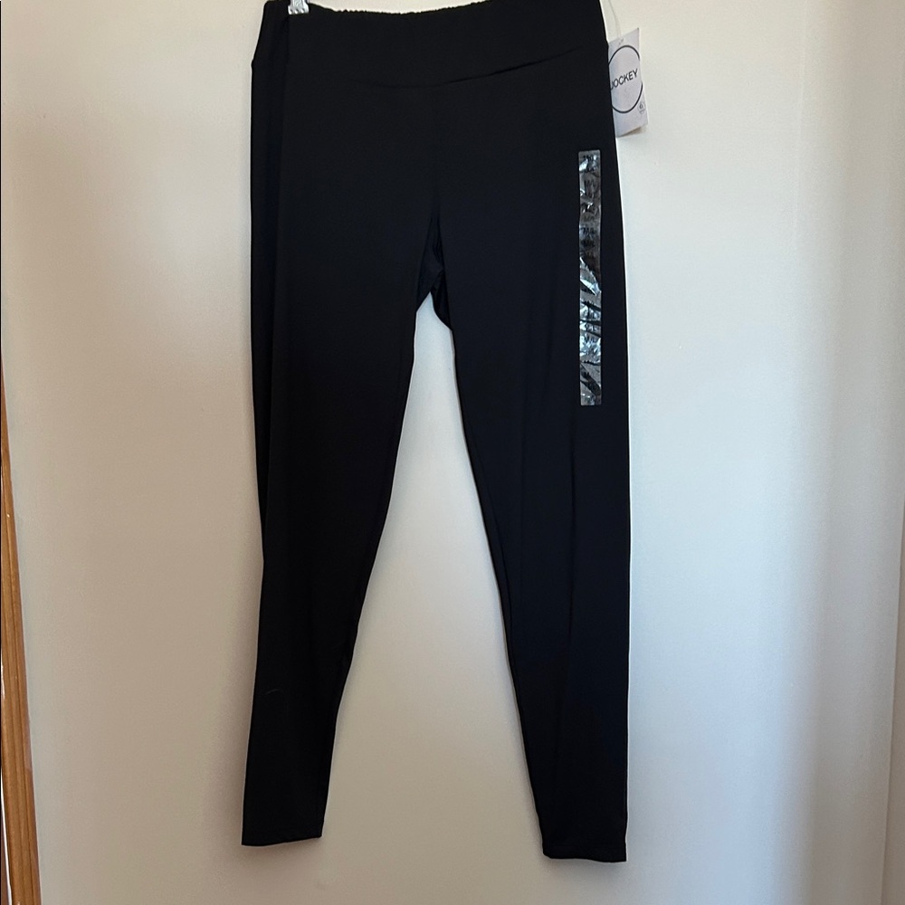 Jockey Stretch Knit Leggings moisture wicking stretch fabric size M/L new w/tags